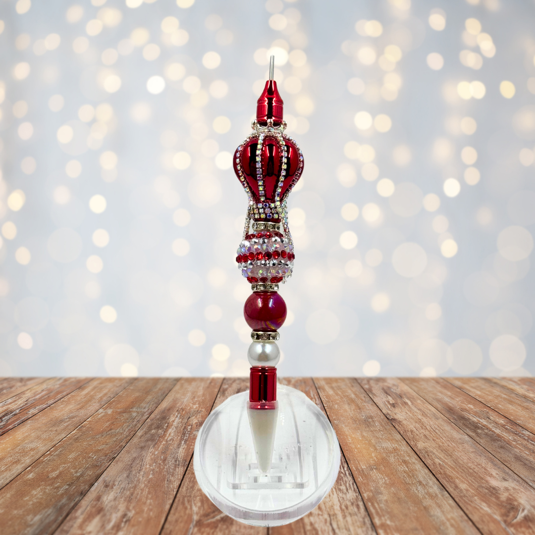 Beaded Rhinestone Wax Pen Tool