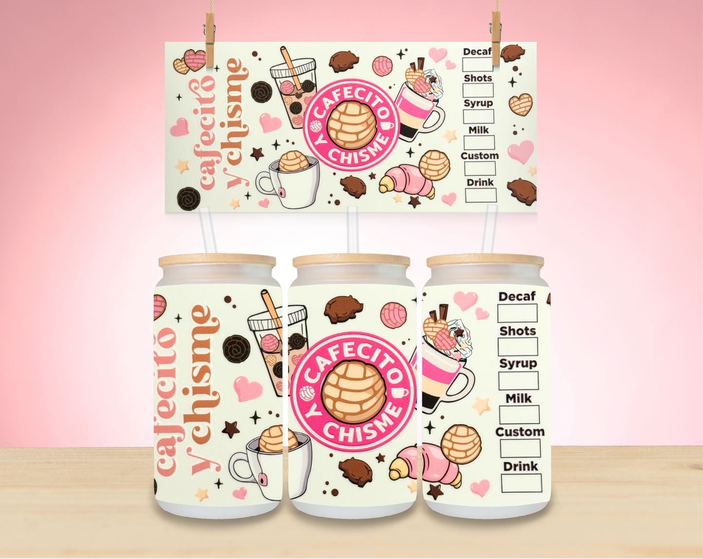 Cafecito y Chisme Wraps - Not for individual sale