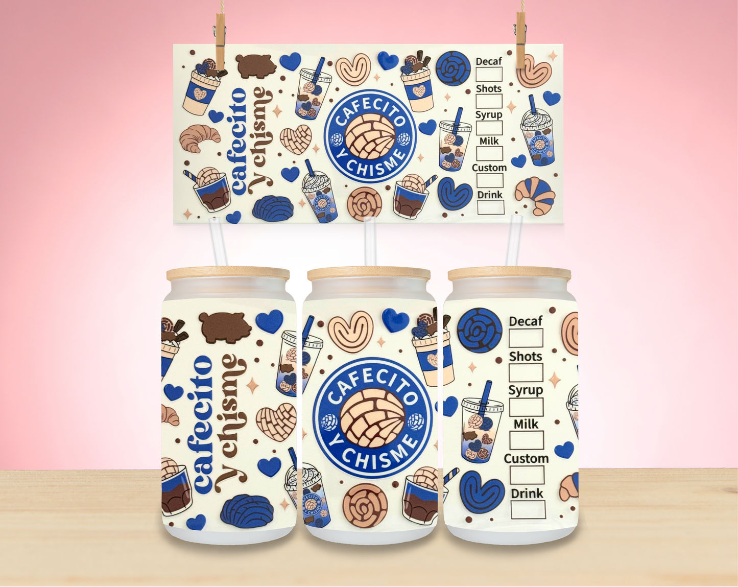 Cafecito y Chisme Wraps - Not for individual sale