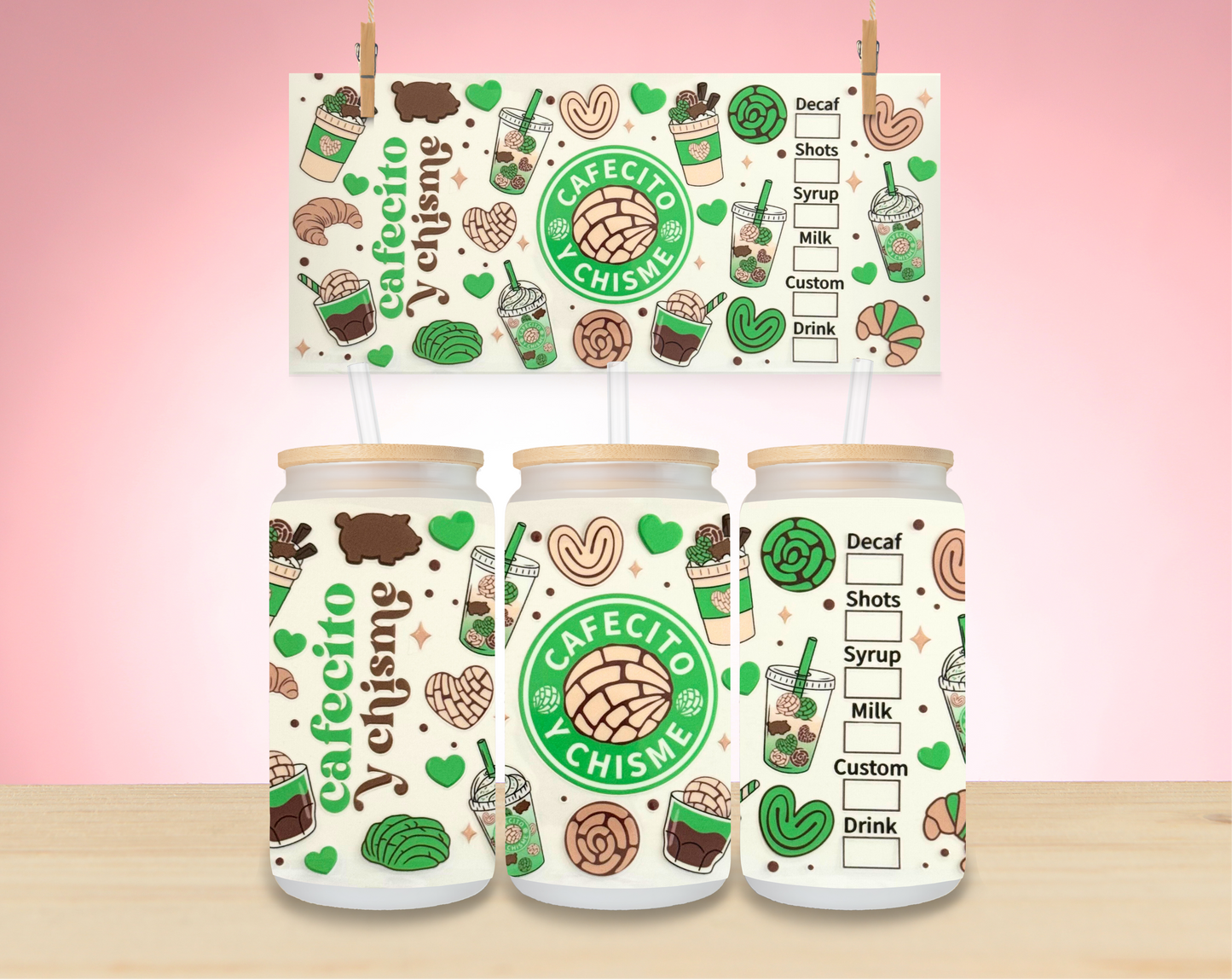 Cafecito y Chisme Wraps - Not for individual sale