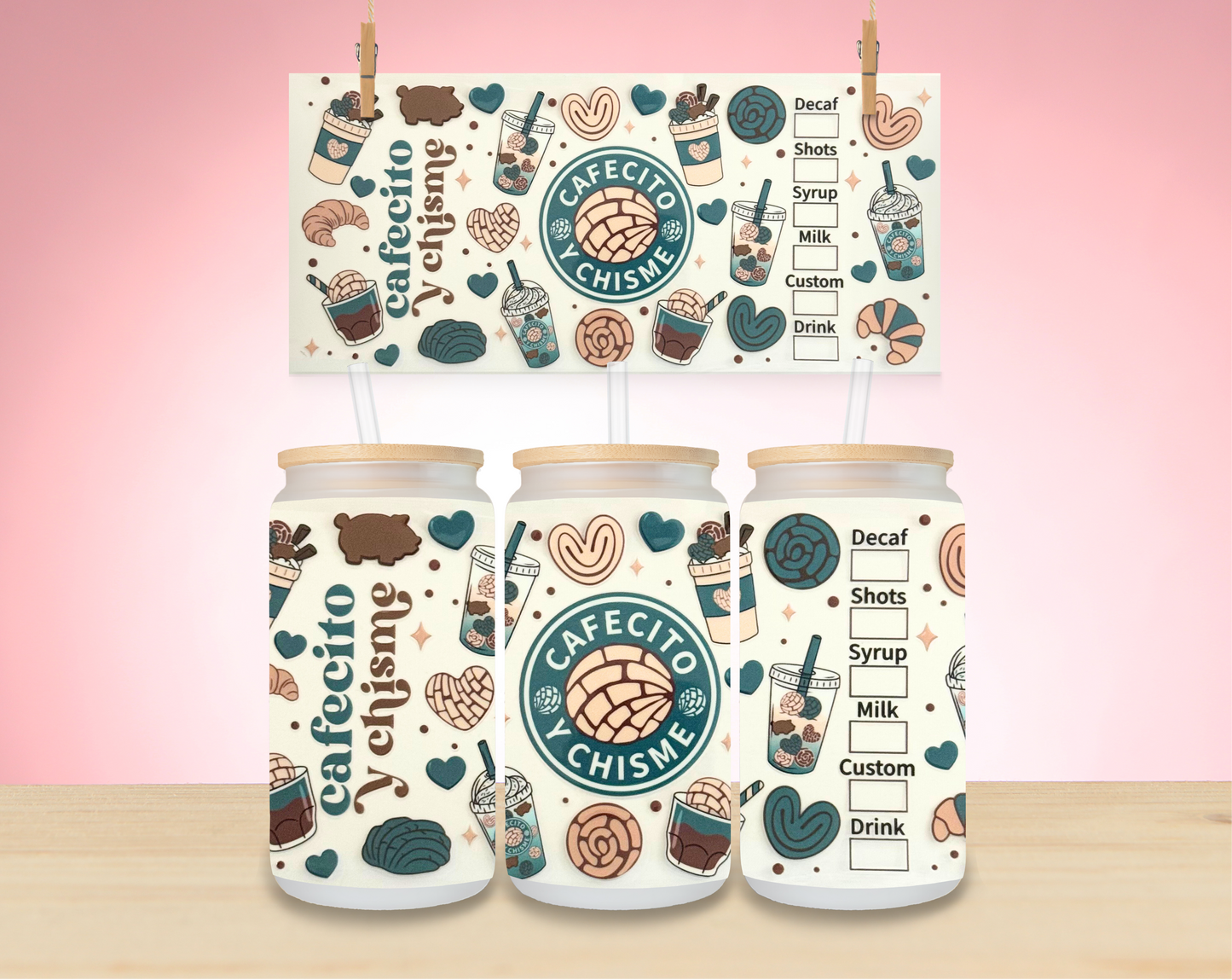 Cafecito y Chisme Wraps - Not for individual sale