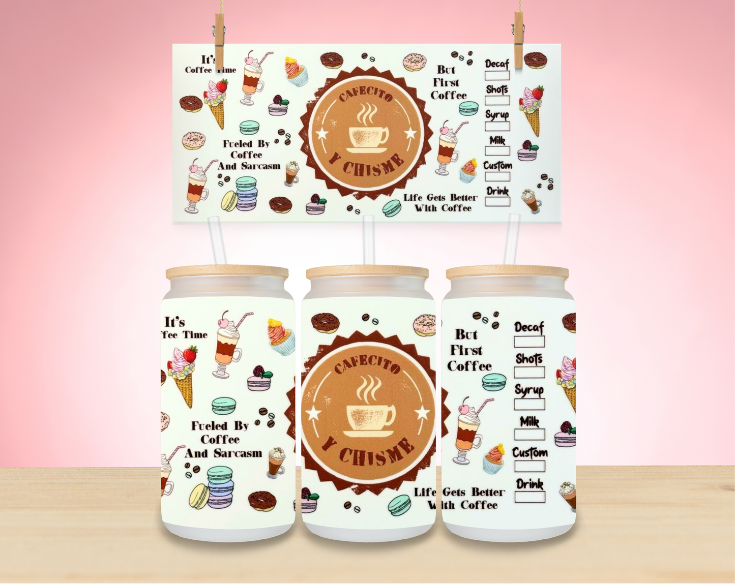 Cafecito y Chisme Wraps - Not for individual sale