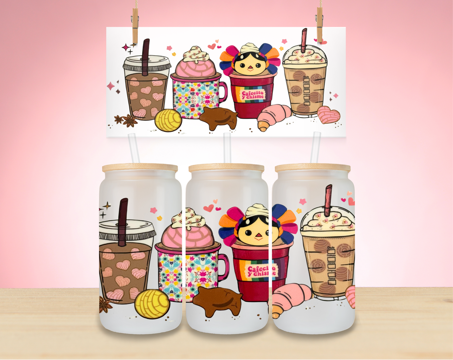 Cafecito y Chisme Wraps - Not for individual sale