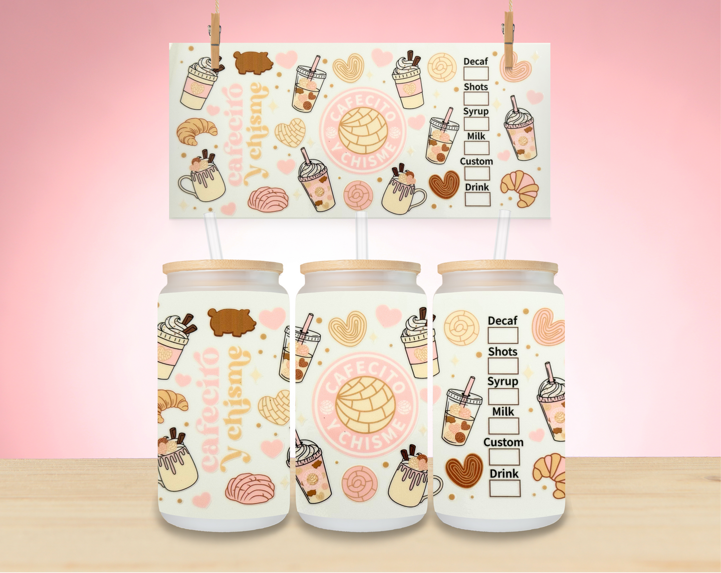 Cafecito y Chisme Wraps - Not for individual sale