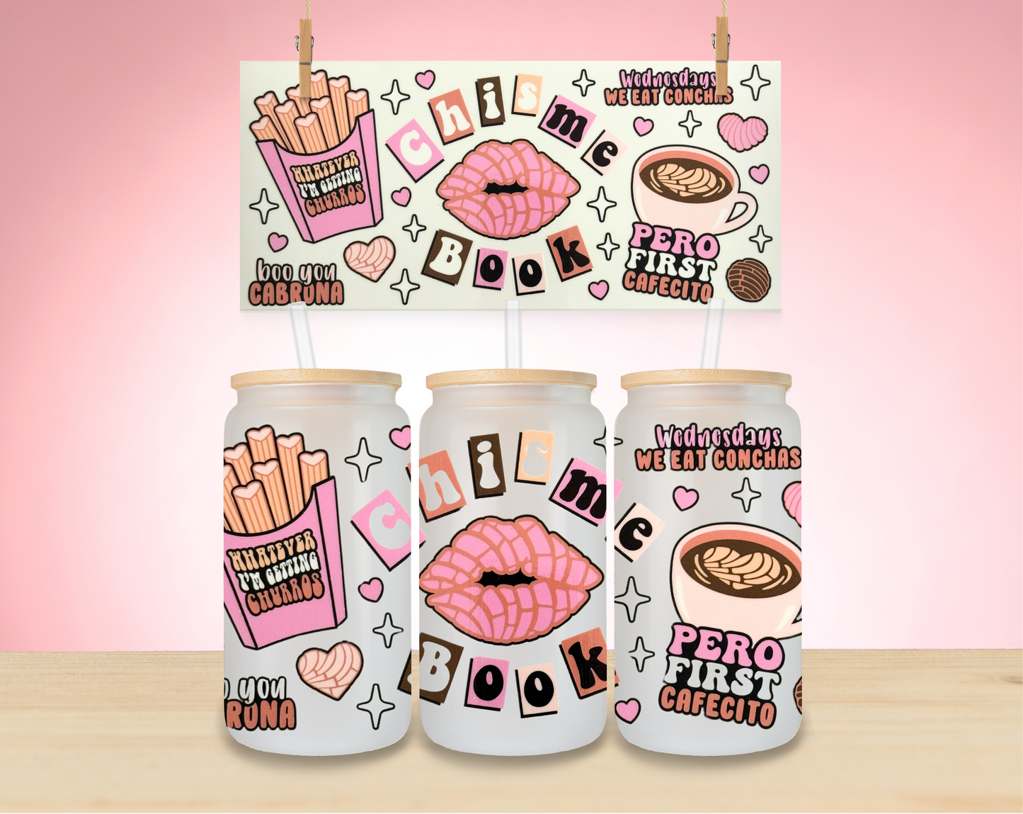Cafecito y Chisme Wraps - Not for individual sale