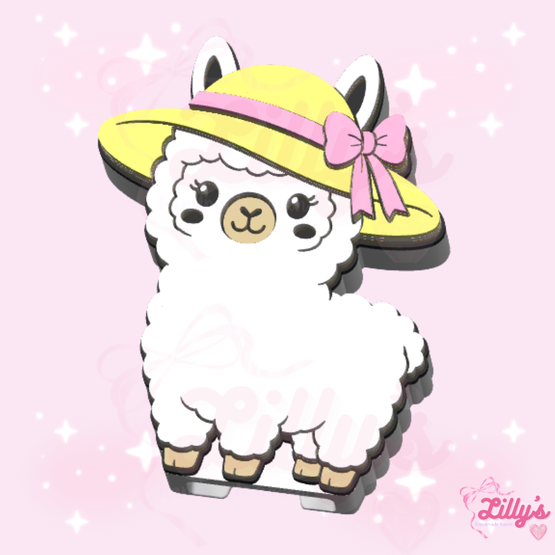 Cute Llama Can Opener Keychain