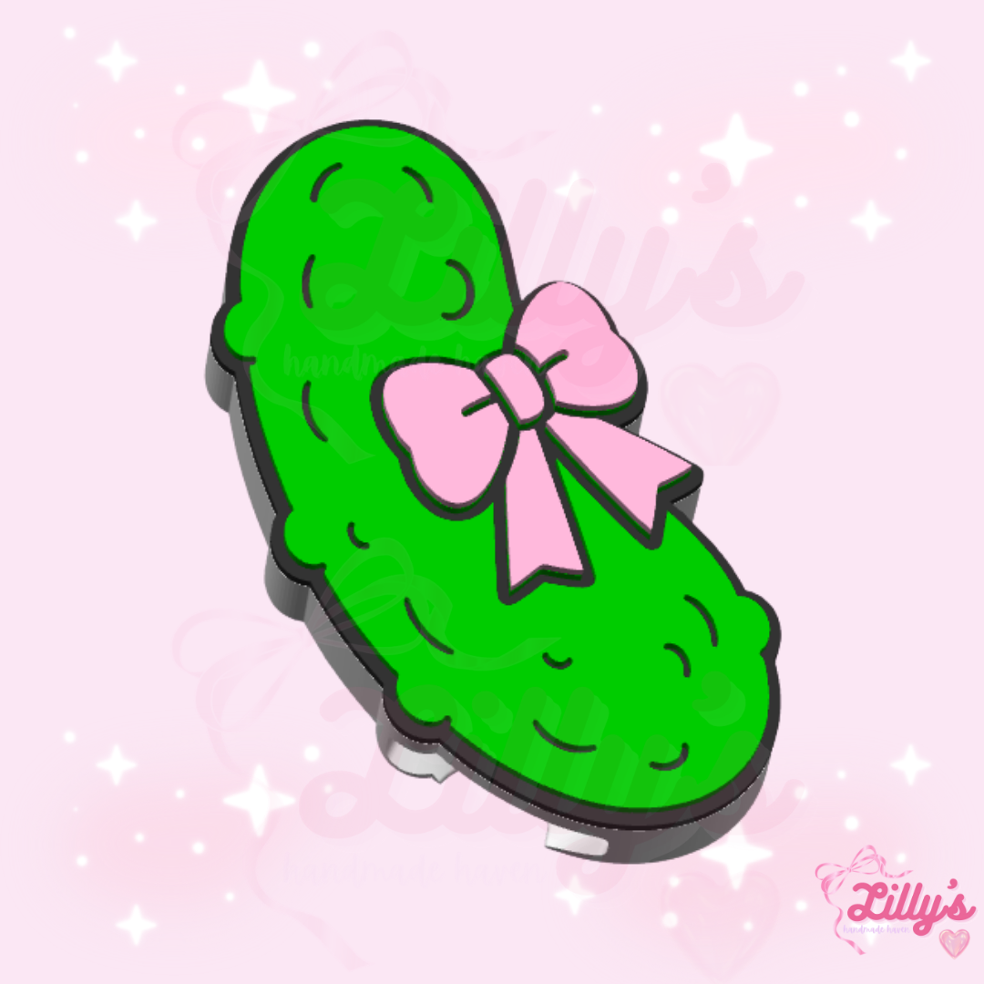 Pickle with Bow #2 Can Opener Keychain