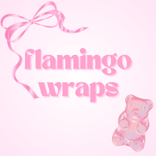 Flamingo Wraps - Not for individual sale