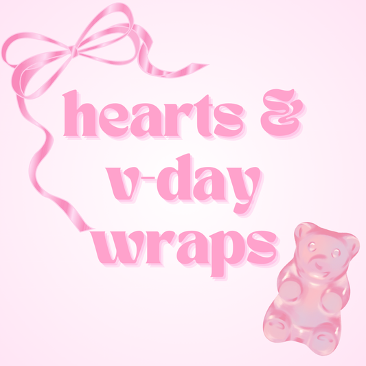 Hearts & V-Day Wraps - Not for individual sale