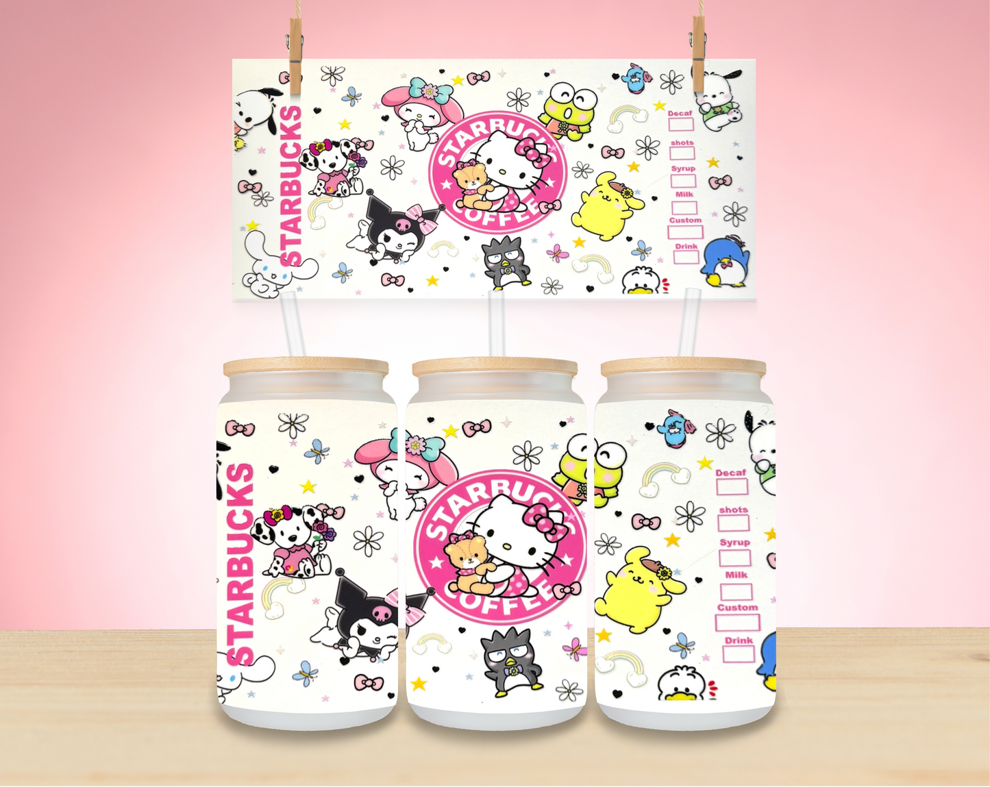 Cute Cat & Friends Wraps - Not for individual sale