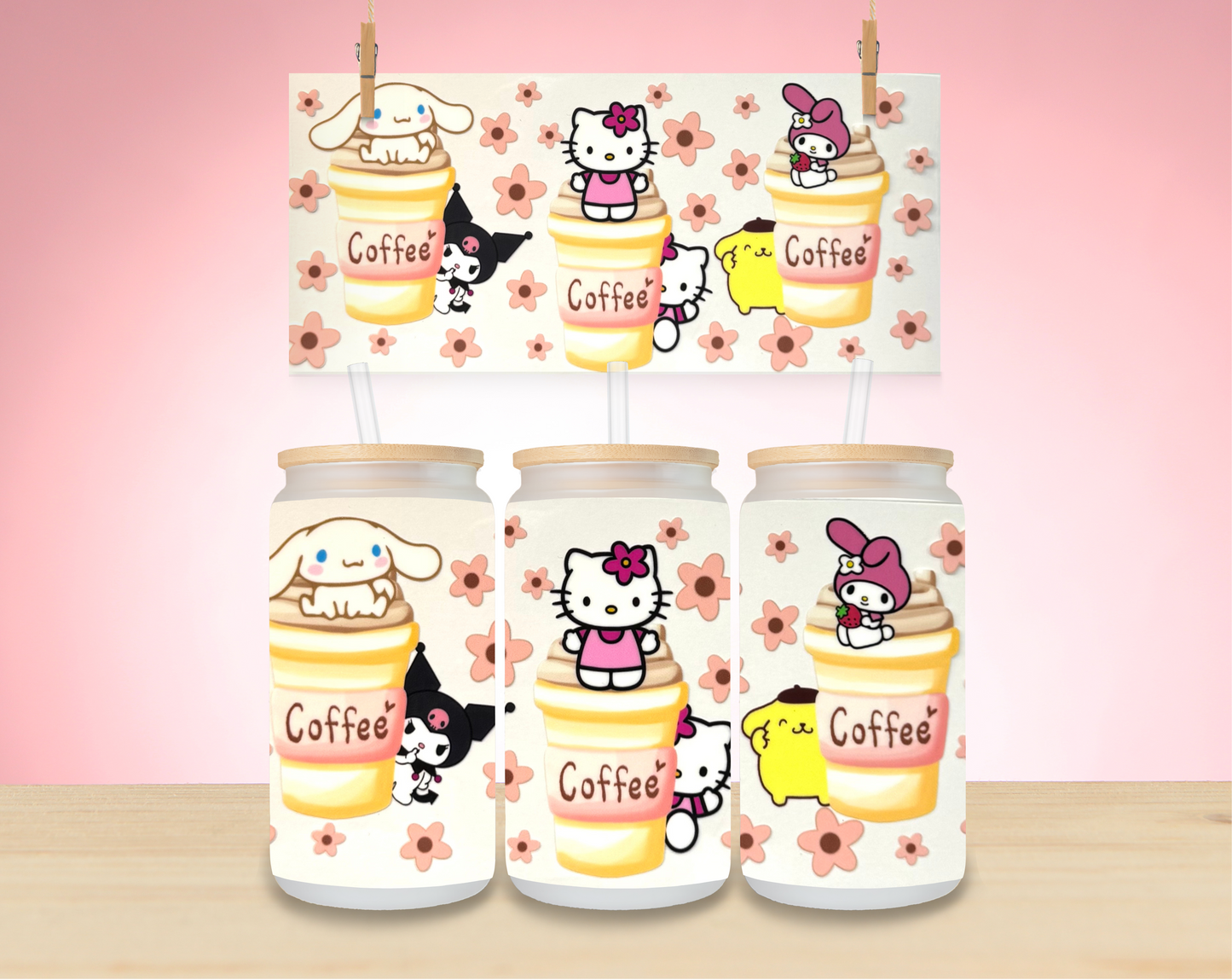 Cute Cat & Friends Wraps - Not for individual sale