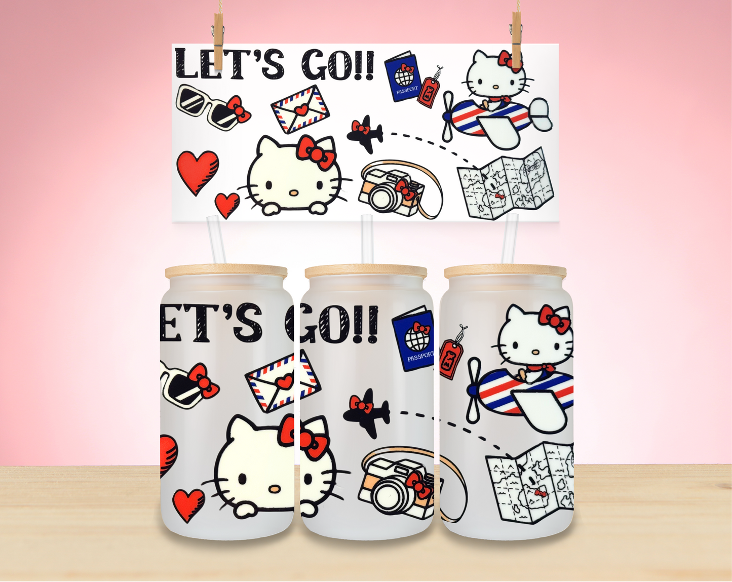 Cute Cat & Friends Wraps - Not for individual sale