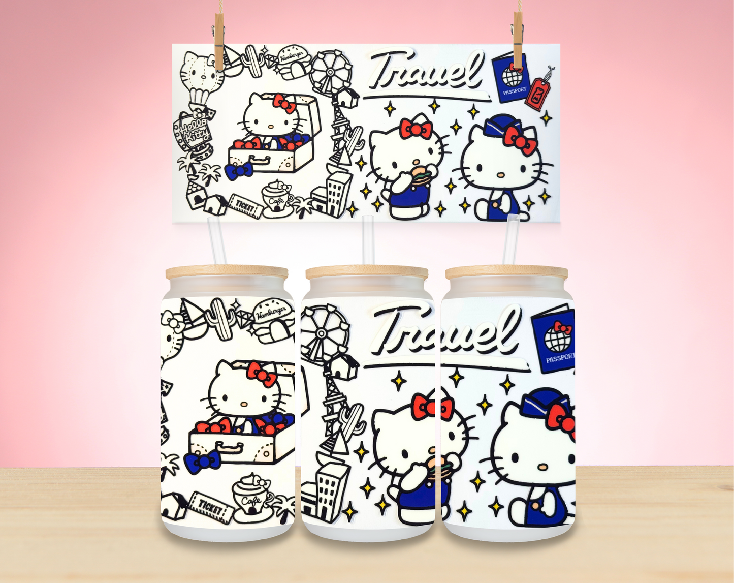 Cute Cat & Friends Wraps - Not for individual sale