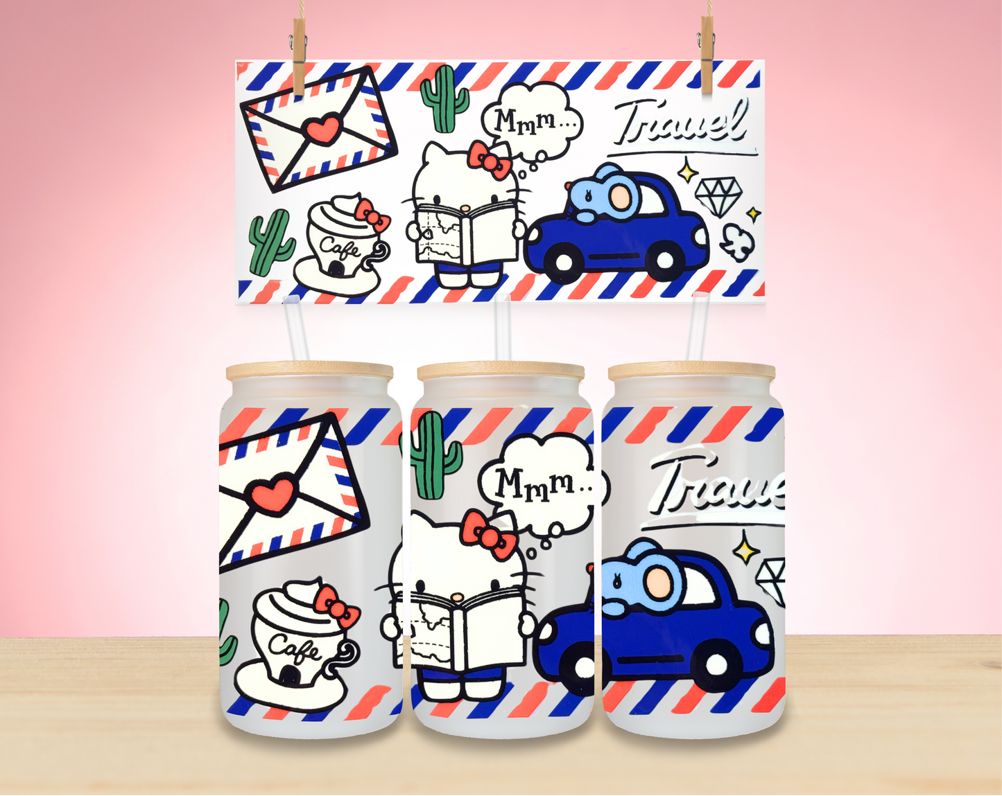 Cute Cat & Friends Wraps - Not for individual sale