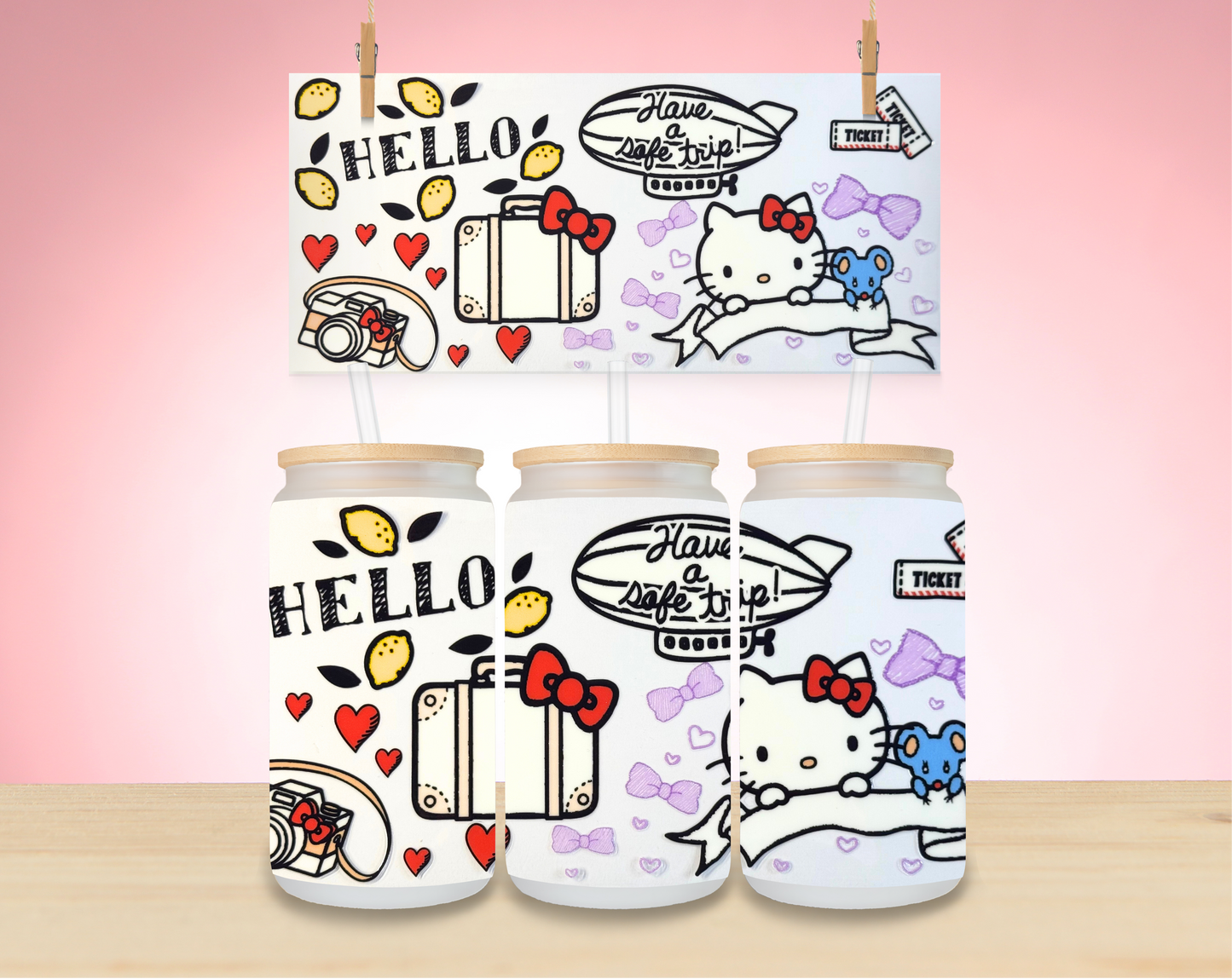 Cute Cat & Friends Wraps - Not for individual sale