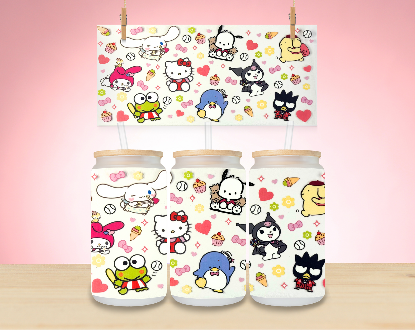 Cute Cat & Friends Wraps - Not for individual sale