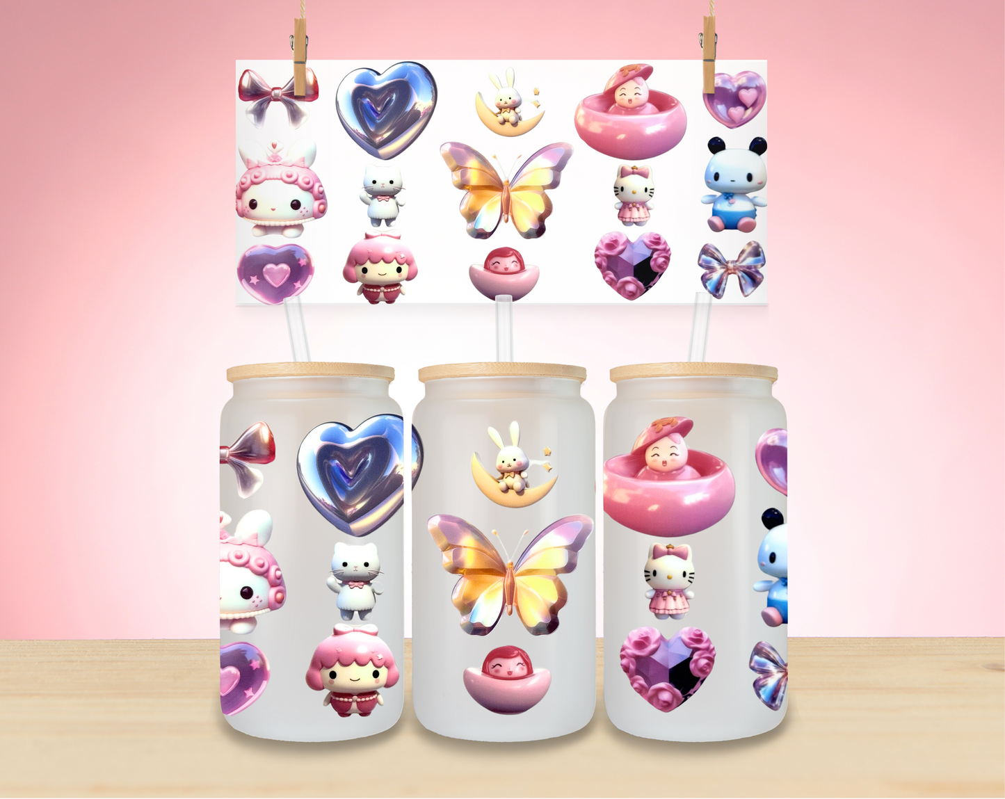 Cute Cat & Friends Wraps - Not for individual sale