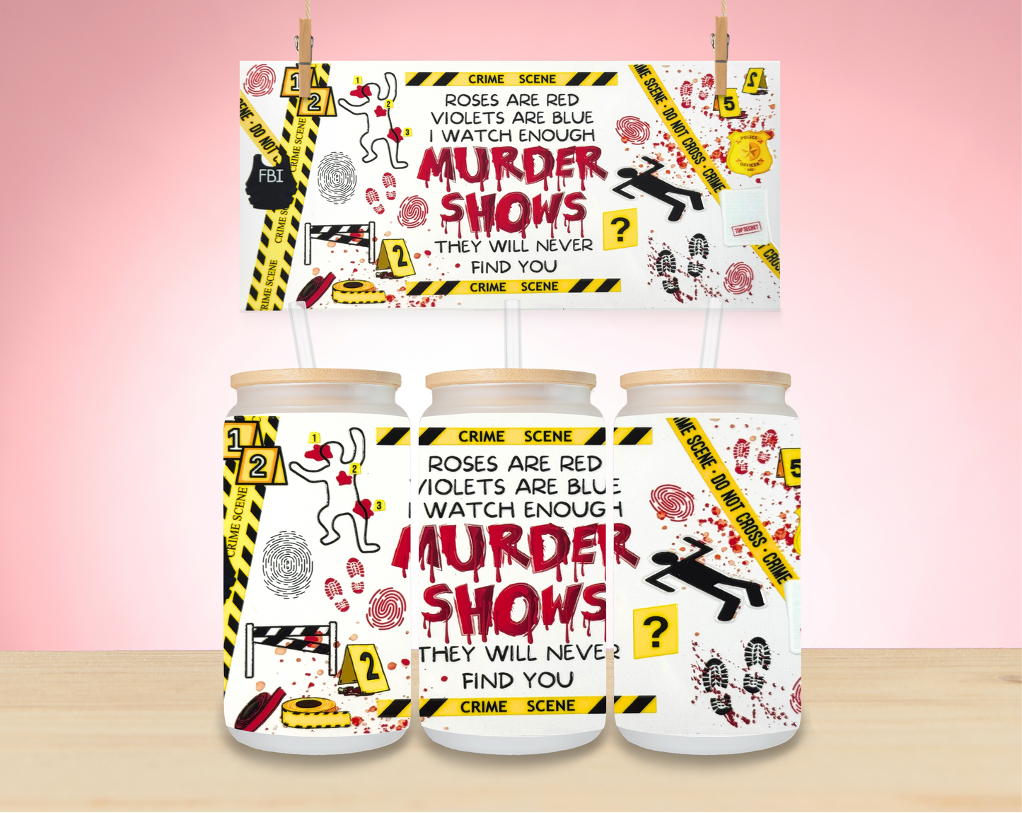 Crime & Horror Wraps - Not for individual sale
