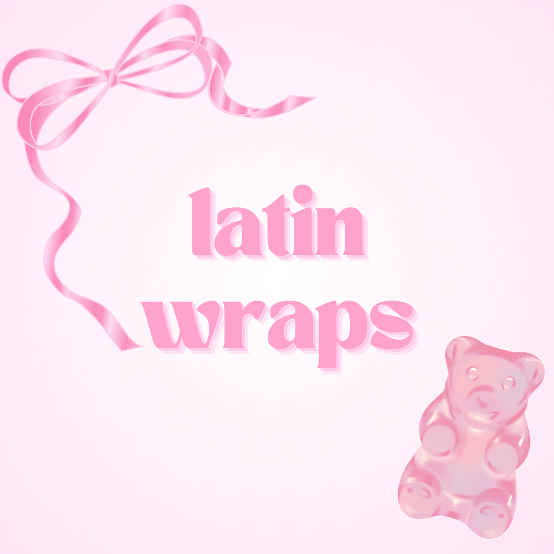 Latin Wraps - Not for individual sale