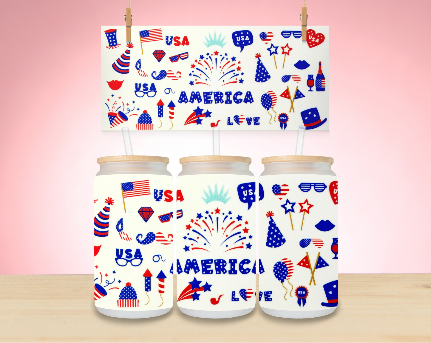 Patriotic Wraps - Not for individual sale