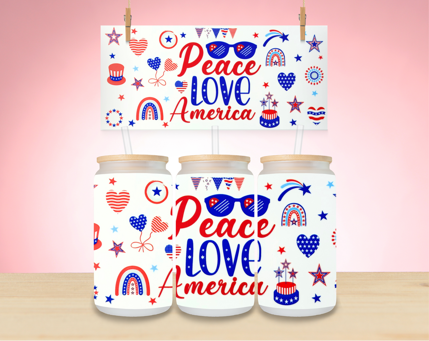 Patriotic Wraps - Not for individual sale