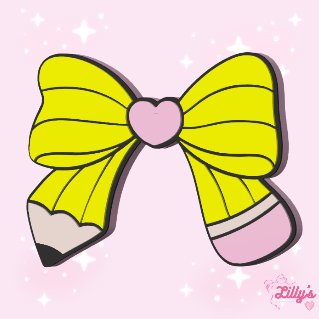 Pencil Bow Pen Topper