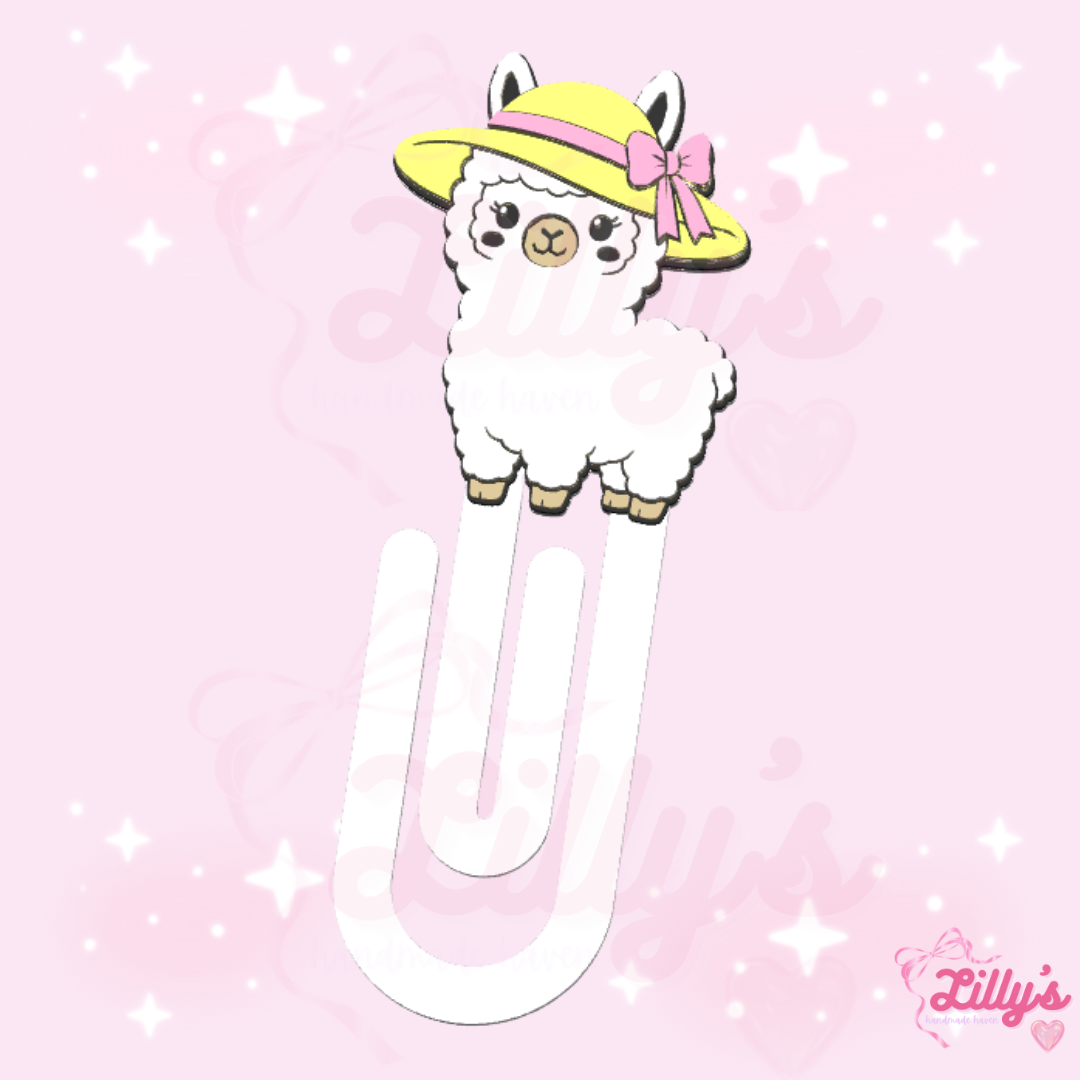 Cute Llama Jumbo Paper Clip
