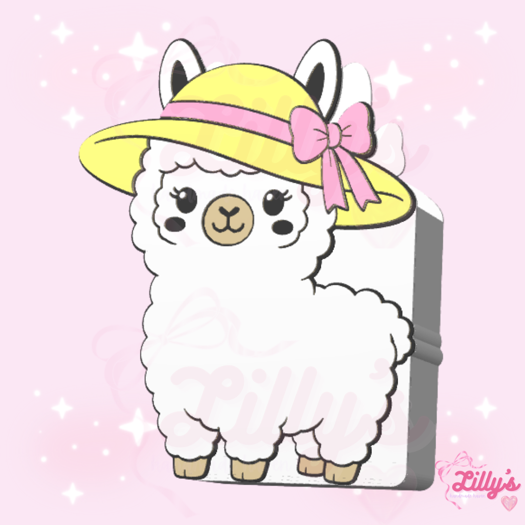 Cute Llama Pen/Makeup Brush Holder