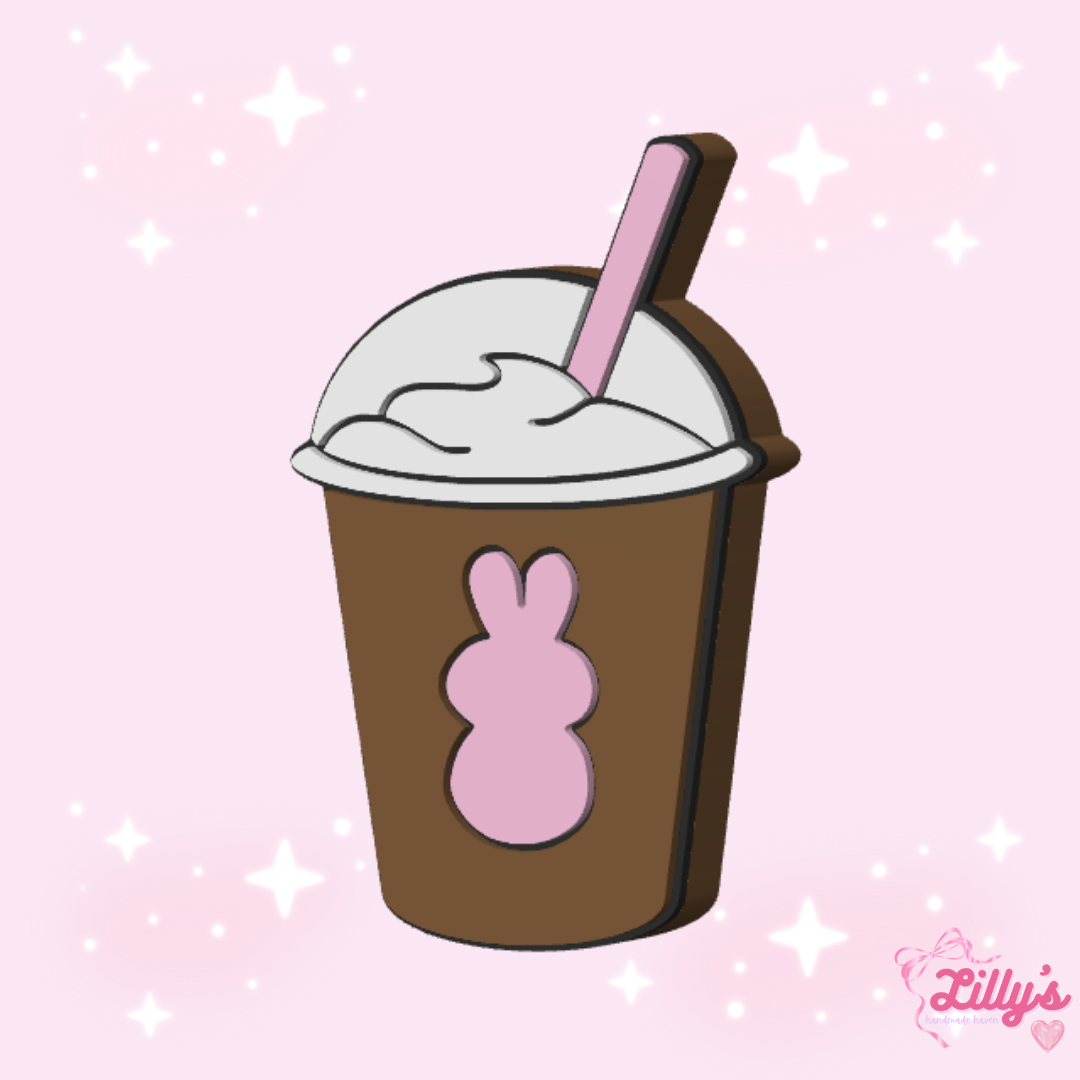 Coffee with Bunny Pen Topper