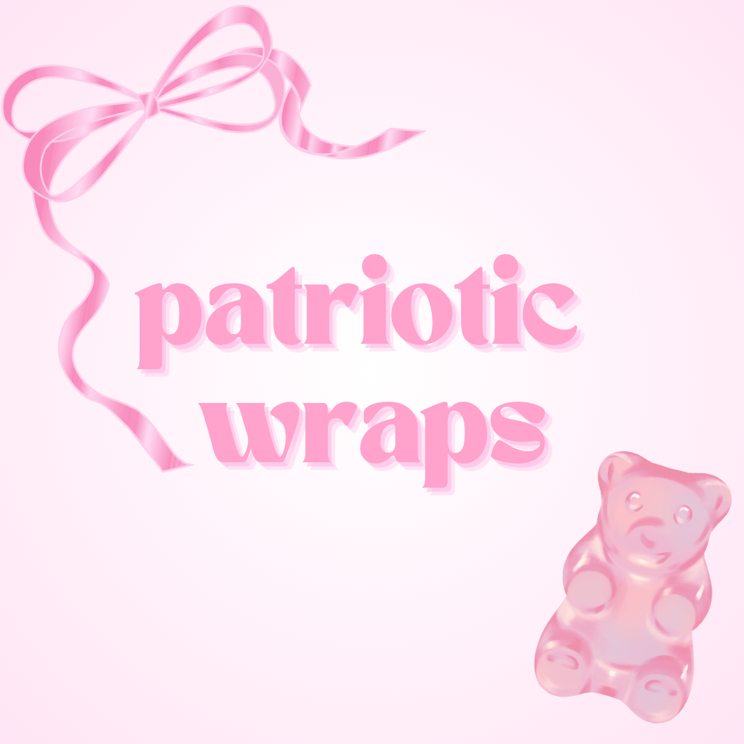 Patriotic Wraps - Not for individual sale