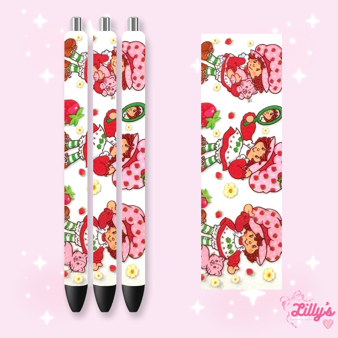 Cartoon & Movie Custom Glitter Resin Pens β Choose Your Wrap & Glitter