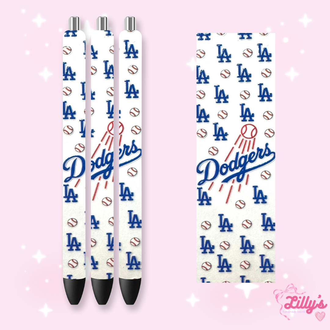 Nurse, Teacher & Sports Custom Glitter Resin Pens β Choose Your Wrap & Glitter