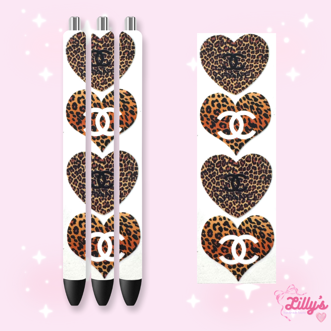 Designer Custom Glitter Resin Pens โ Choose Your Wrap & Glitter