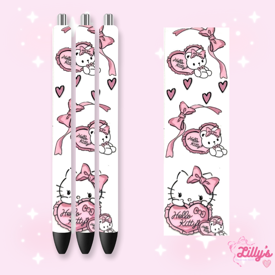 Cartoon & Movie Custom Glitter Resin Pens β Choose Your Wrap & Glitter