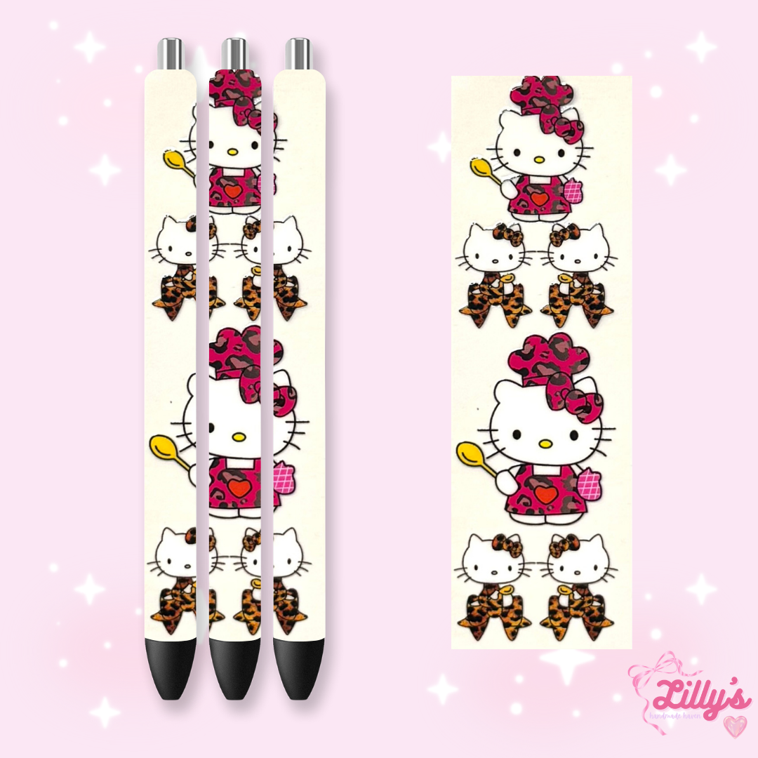 Cartoon & Movie Custom Glitter Resin Pens β Choose Your Wrap & Glitter