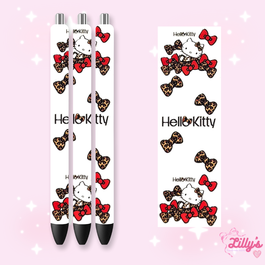 Cartoon & Movie Custom Glitter Resin Pens β Choose Your Wrap & Glitter