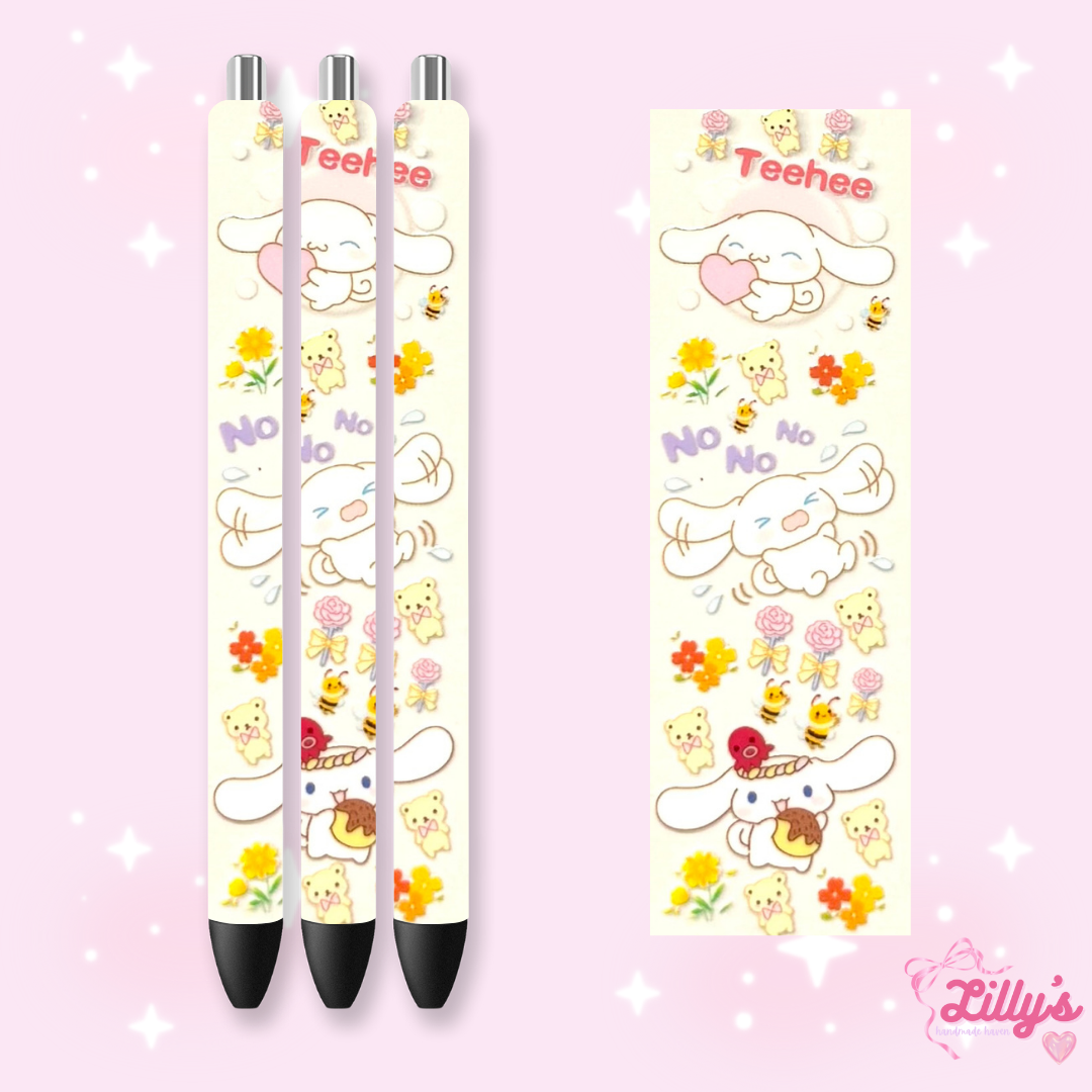 Cartoon & Movie Custom Glitter Resin Pens β Choose Your Wrap & Glitter