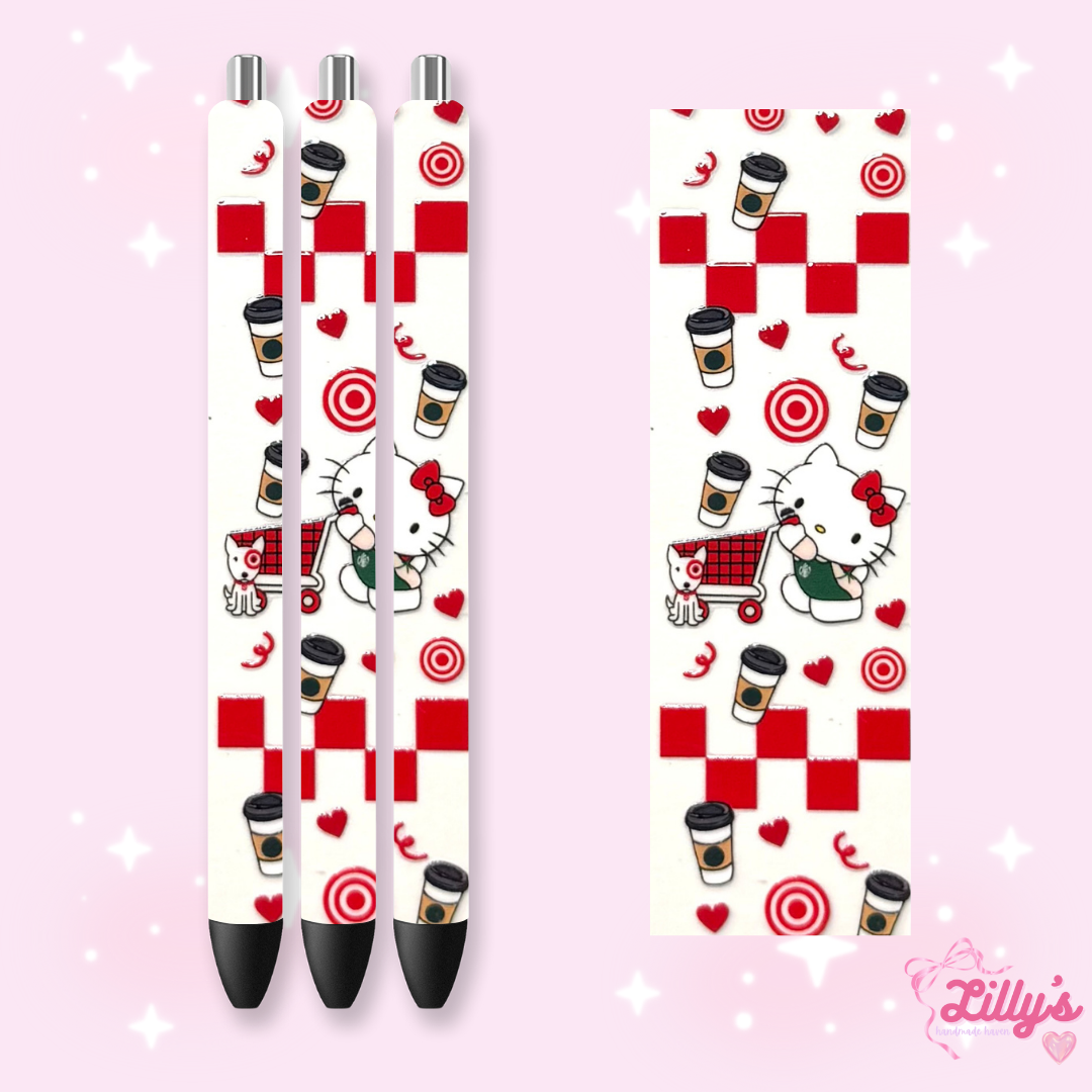 Cartoon & Movie Custom Glitter Resin Pens β Choose Your Wrap & Glitter