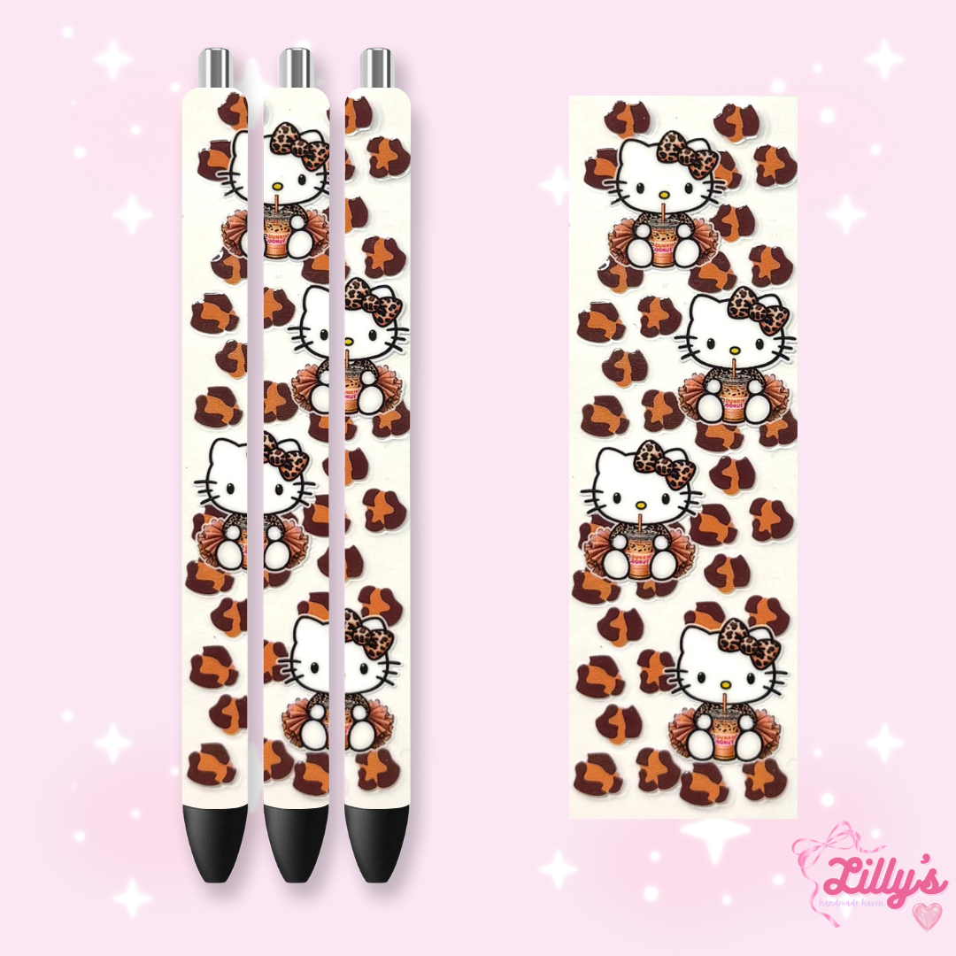 Cartoon & Movie Custom Glitter Resin Pens β Choose Your Wrap & Glitter