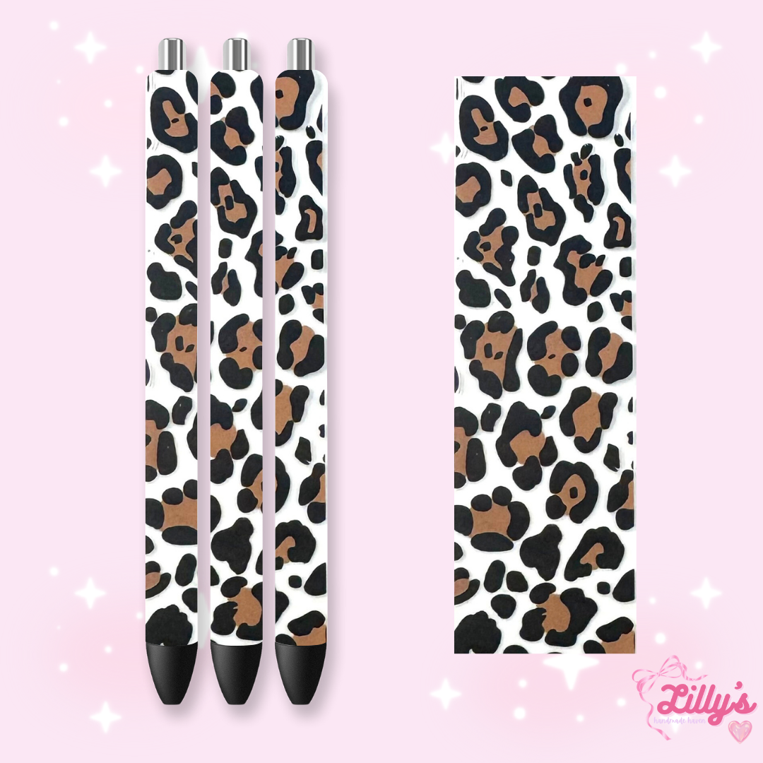 Girly, Bows, Mama & Dog Custom Glitter Resin Pens β Choose Your Wrap & Glitter