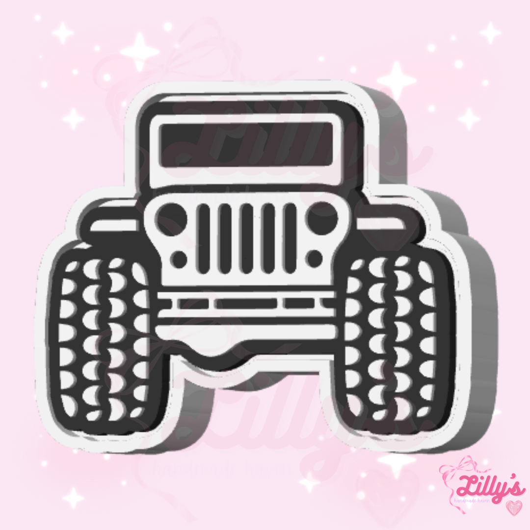 Off-Roading SUV Clicker Keychain