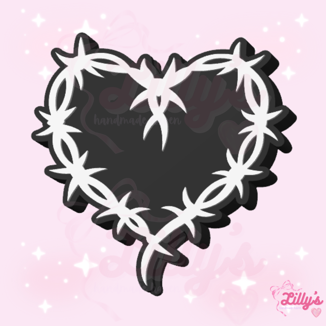 Karol G Heart Tattoo Straw Topper