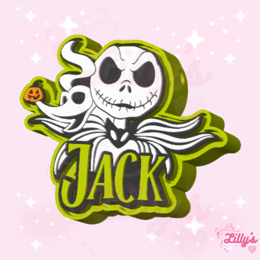 Jack & Zero Fidget Clicker Keychain