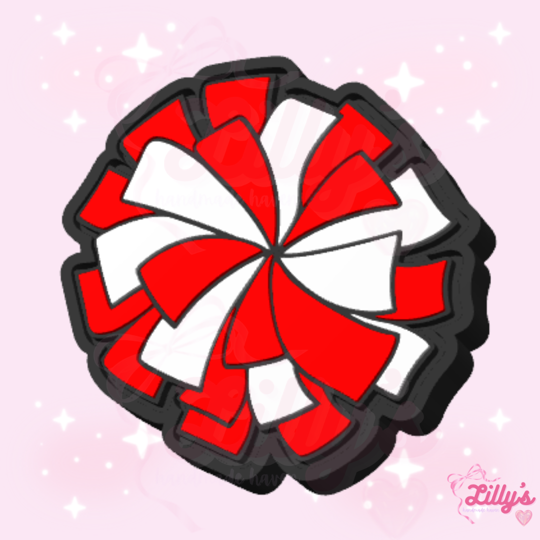 Pom Pom #2 Clicker Keychain