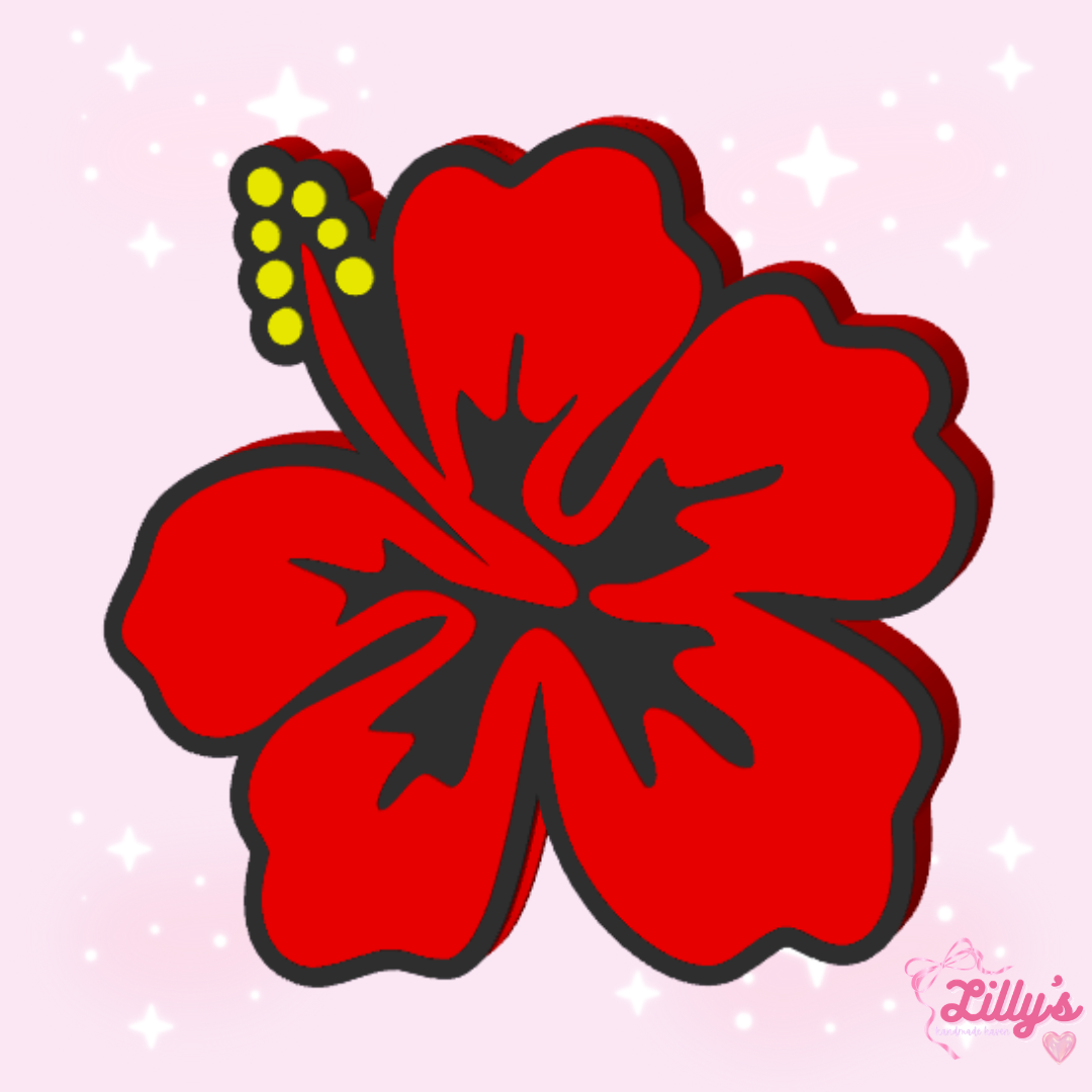 Hibiscus Straw Topper