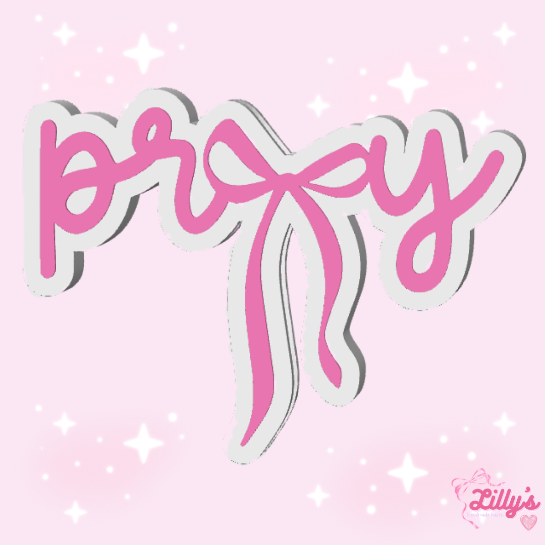 Pray Bow Straw Topper