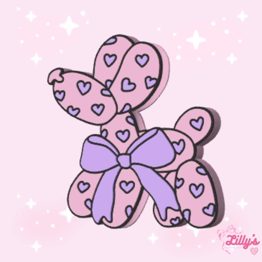 Balloon Dog Straw Topper