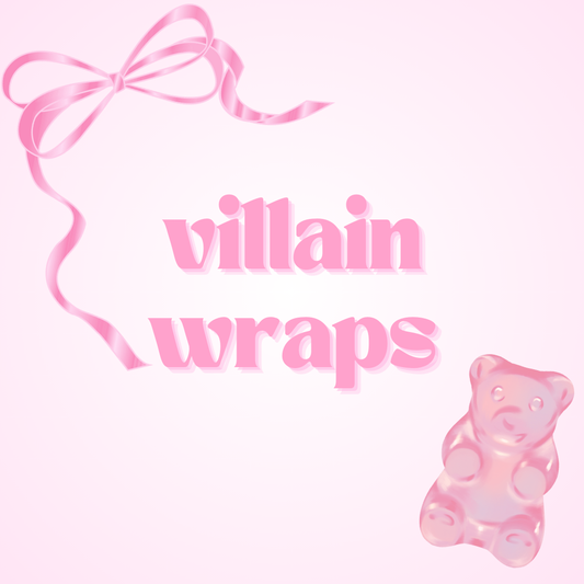 Villain Wraps - Not for individual sale