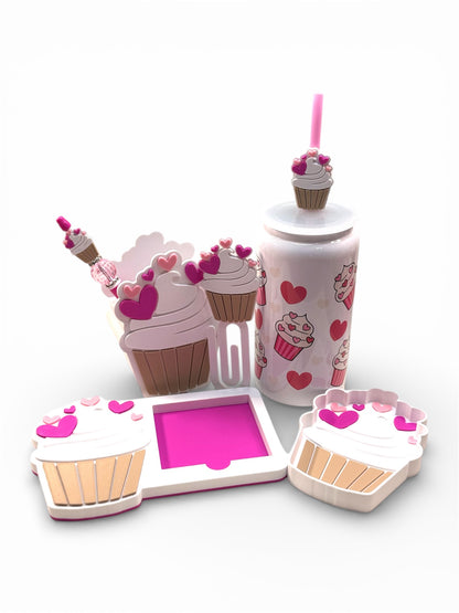 Cupcake Hearts Desk Gift Bundle - Lilly Exclusive