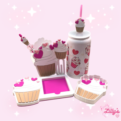 Cupcake Hearts Desk Gift Bundle - Lilly Exclusive